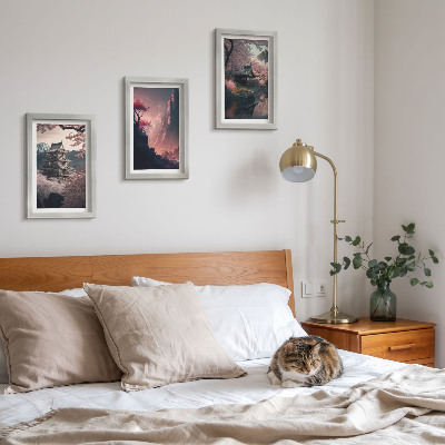 Photo frame wall Fantasy landscapes of Japan mountain landscapes
