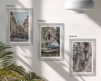 Photo frame wall City quiet views of buildings
