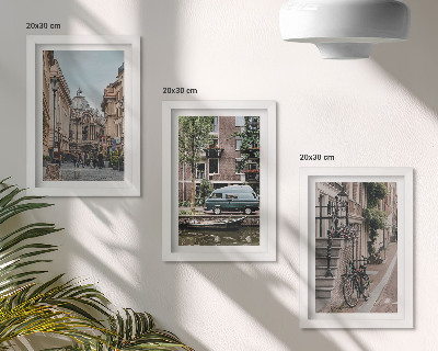 Photo frame wall City quiet views of buildings