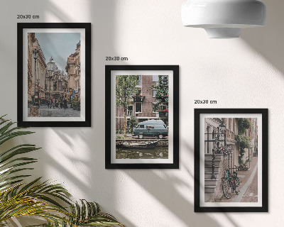 Photo frame wall City quiet views of buildings