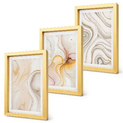 Photo frame wall Abstract warm patterns elegant motifs