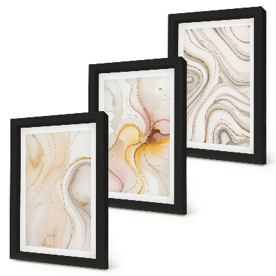 Photo frame wall Abstract warm patterns elegant motifs