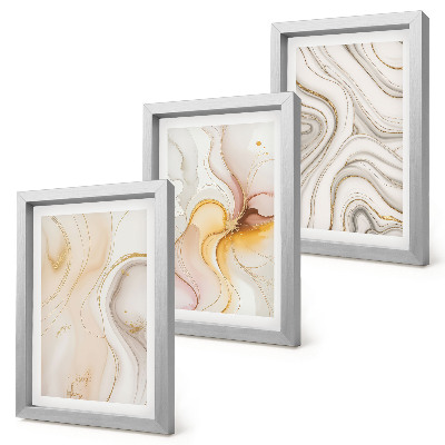 Photo frame wall Abstract warm patterns elegant motifs