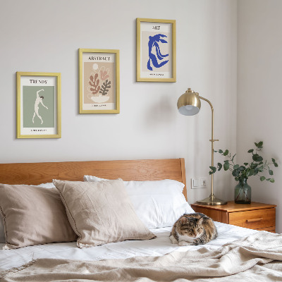 Photo frame wall Stylish figures and plants posters by Henri Matisse