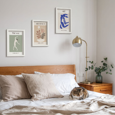 Photo frame wall Stylish figures and plants posters by Henri Matisse