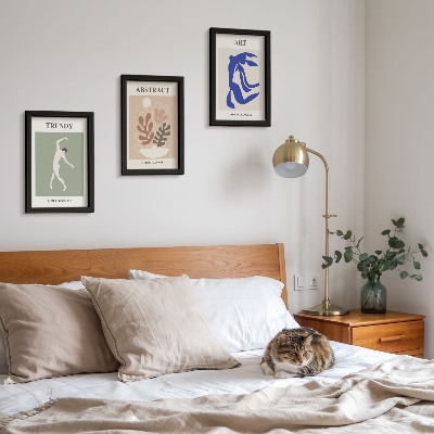 Photo frame wall Stylish figures and plants posters by Henri Matisse