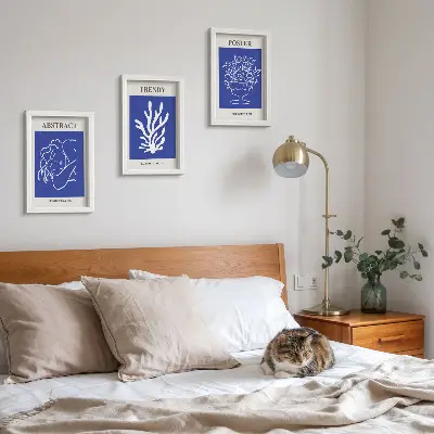 Henri Matisse blue art print set 3-piece wall art set