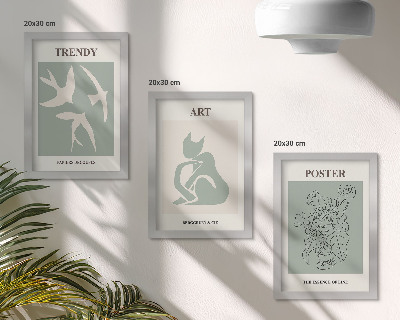 3-piece wall art set Stylish illustrations by Henri Matisse