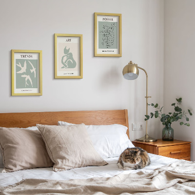 3-piece wall art set Stylish illustrations by Henri Matisse