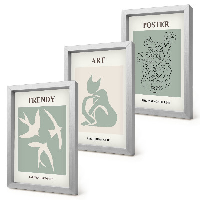 3-piece wall art set Stylish illustrations by Henri Matisse