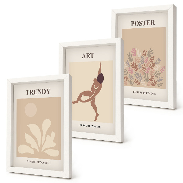 Photo frame wall Abstract forms and figures by Henri Matisse