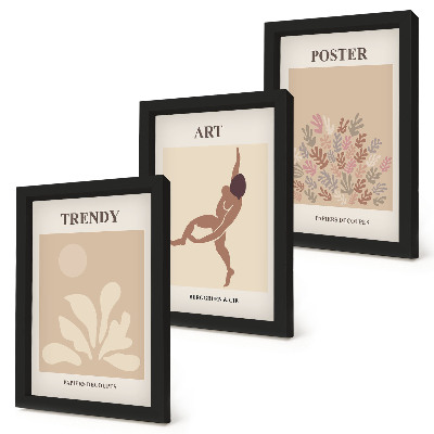 Photo frame wall Abstract forms and figures by Henri Matisse