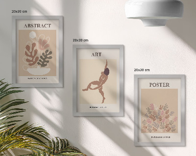 Photo frame wall Stylish abstract compositions by Henri Matisse