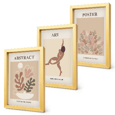 Photo frame wall Stylish abstract compositions by Henri Matisse