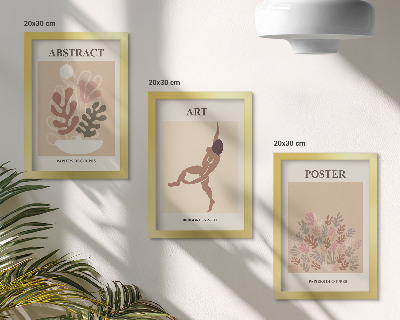 Photo frame wall Stylish abstract compositions by Henri Matisse