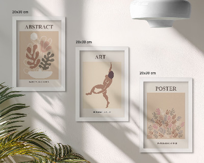 Photo frame wall Stylish abstract compositions by Henri Matisse