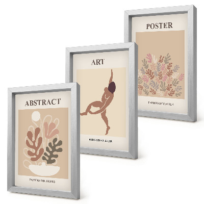 Photo frame wall Stylish abstract compositions by Henri Matisse