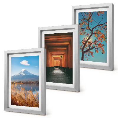 Photo frame wall Japanese landscapes, nature and architecture of Asia
