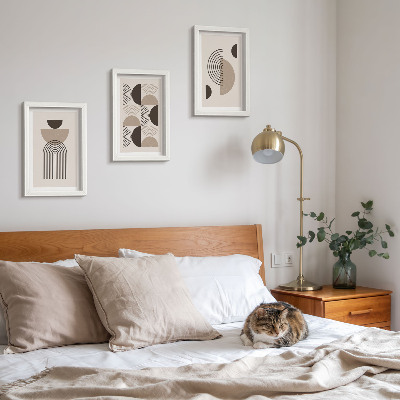 Photo frame wall Abstract geometric patterns minimalism