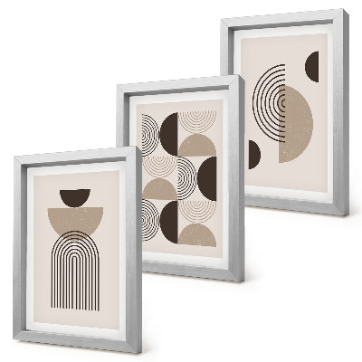 Photo frame wall Abstract geometric patterns minimalism