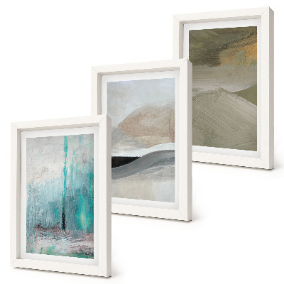 Photo frame wall Painted abstract minimalist decorations