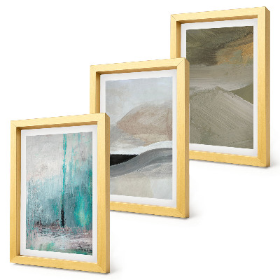 Photo frame wall Painted abstract minimalist decorations
