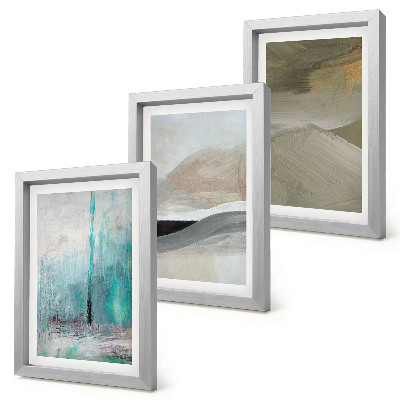 Photo frame wall Painted abstract minimalist decorations
