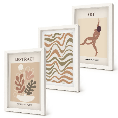 Photo frame wall Matisse boho abstract shapes and patterns