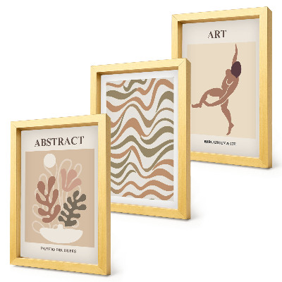 Photo frame wall Matisse boho abstract shapes and patterns