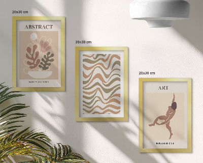 Photo frame wall Matisse boho abstract shapes and patterns