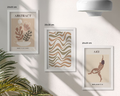 Photo frame wall Matisse boho abstract shapes and patterns