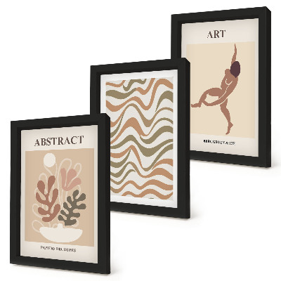 Photo frame wall Matisse boho abstract shapes and patterns