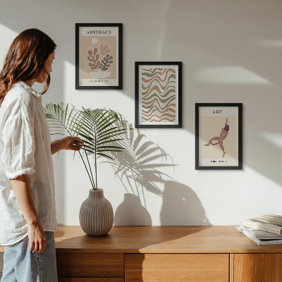 Photo frame wall Matisse boho abstract shapes and patterns