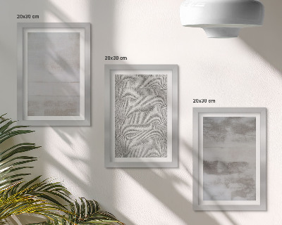 Photo frame wall Modern texture structures in a minimalist style