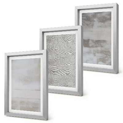 Photo frame wall Modern texture structures in a minimalist style