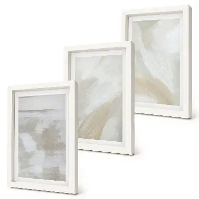 3-piece abstract brush strokes canvas wall art set abstract brush strokes design on canvas