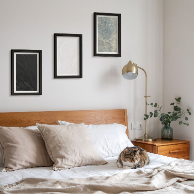 Photo frame wall Various colors of elegant stone structures