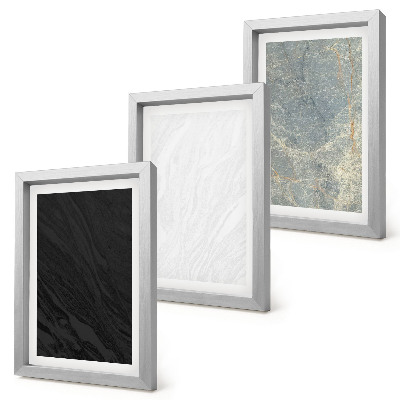 Photo frame wall Various colors of elegant stone structures