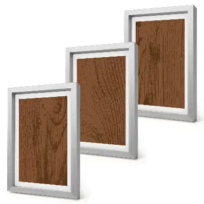 Wood pattern tree bark texture minimalism framed triptych