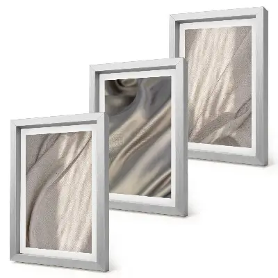3-piece boho fabric texture wall art set close-up of natural textile structures