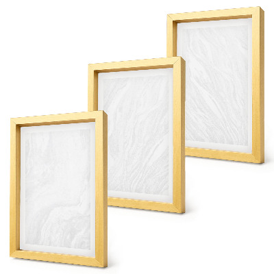 Photo frame wall Elegant marble linear stone structure