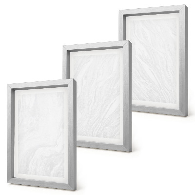 Photo frame wall Elegant marble linear stone structure