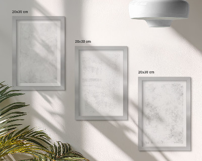 3-piece wall art set White spots on canvas minimalist backgrounds