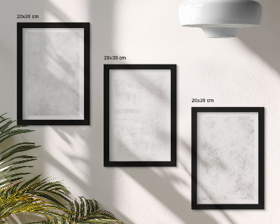3-piece wall art set White spots on canvas minimalist backgrounds