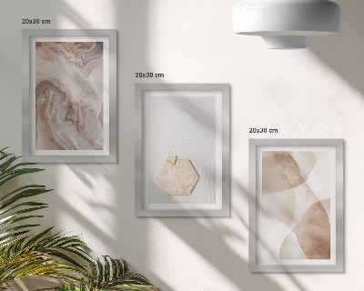 Photo frame wall Designer abstraction inspired by nature