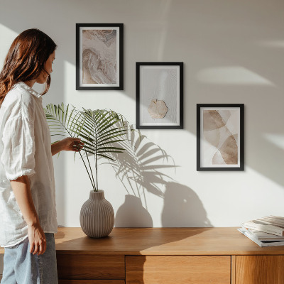 Photo frame wall Designer abstraction inspired by nature