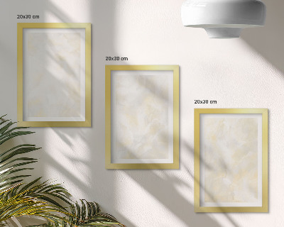Framed triptych Bright texture paint brush strokes design