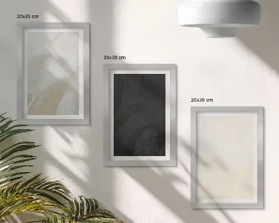 3-piece wall art set in structures of minimalist shades