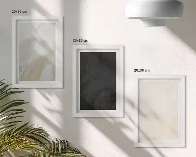 3-piece wall art set in structures of minimalist shades