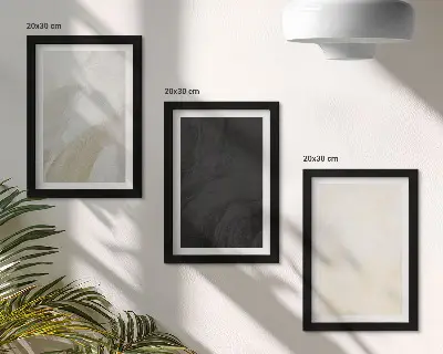3-piece wall art set in structures of minimalist shades